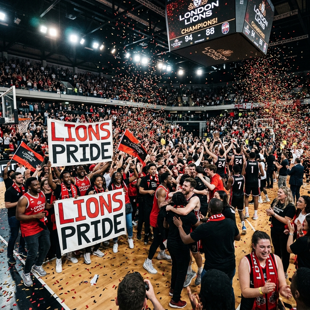 Fans celebrating